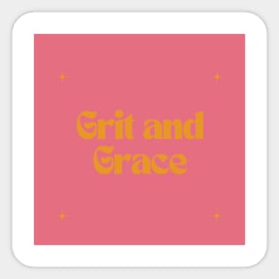 Grit and Grace Sticker